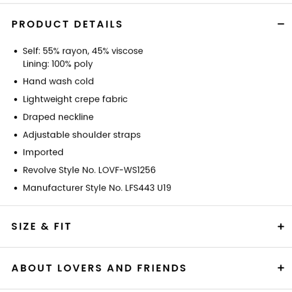 Lovers + Friends Rhode Cami - Picture 2 of 4